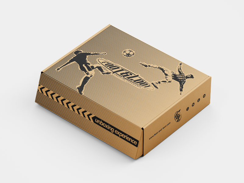 packaging boite unboxing maillot de foot mystère foot & loot