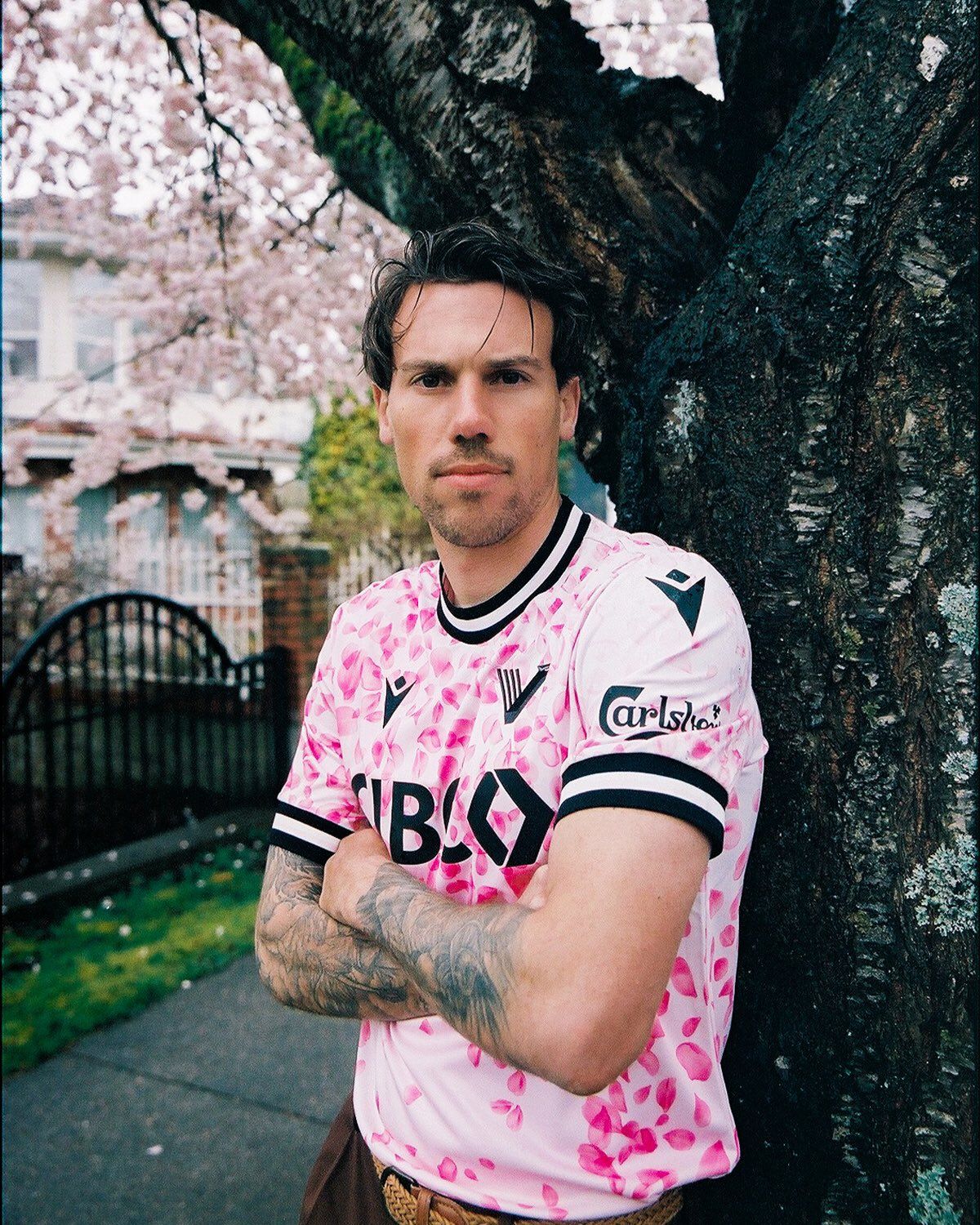 Maillot de football rose macron Vancouver 2024 2025