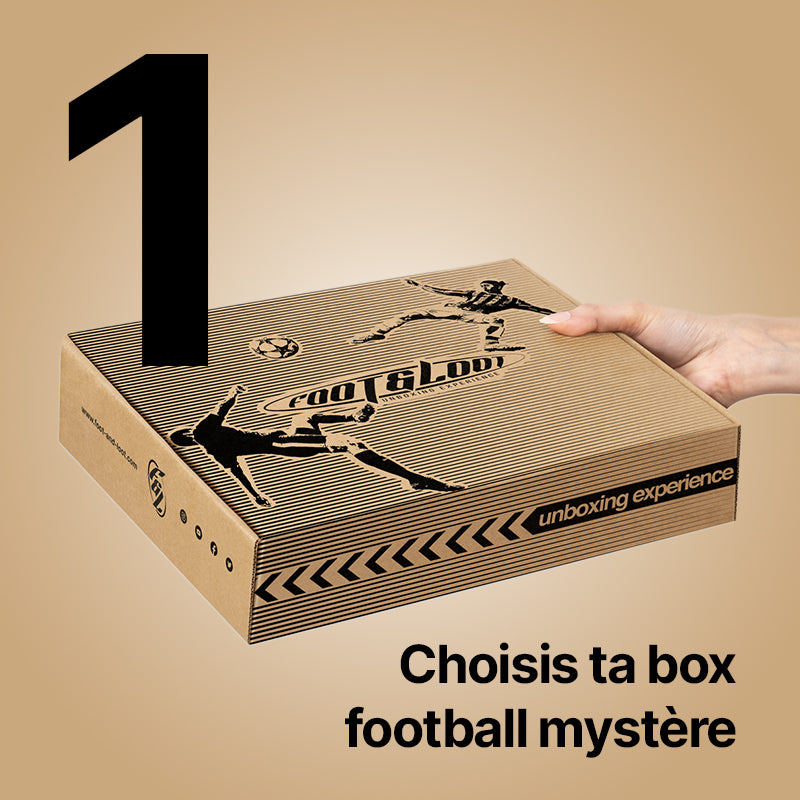 concept box mystère football - étape 1