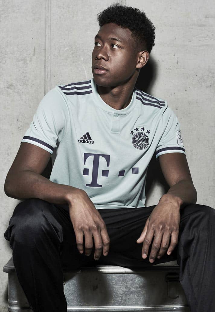 maillot de foot bayern munich extérieur 2018 2019 adidas