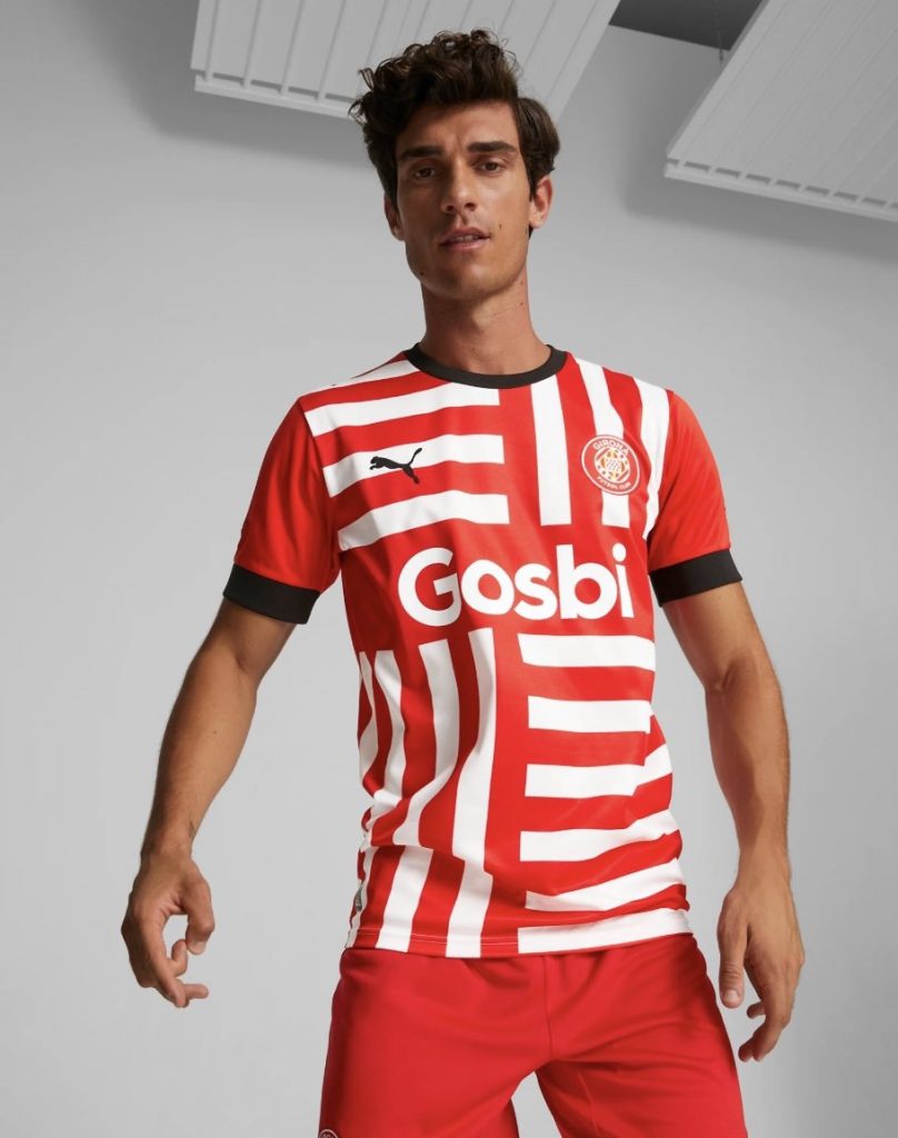 maillot girona fc domicile 2022 2023