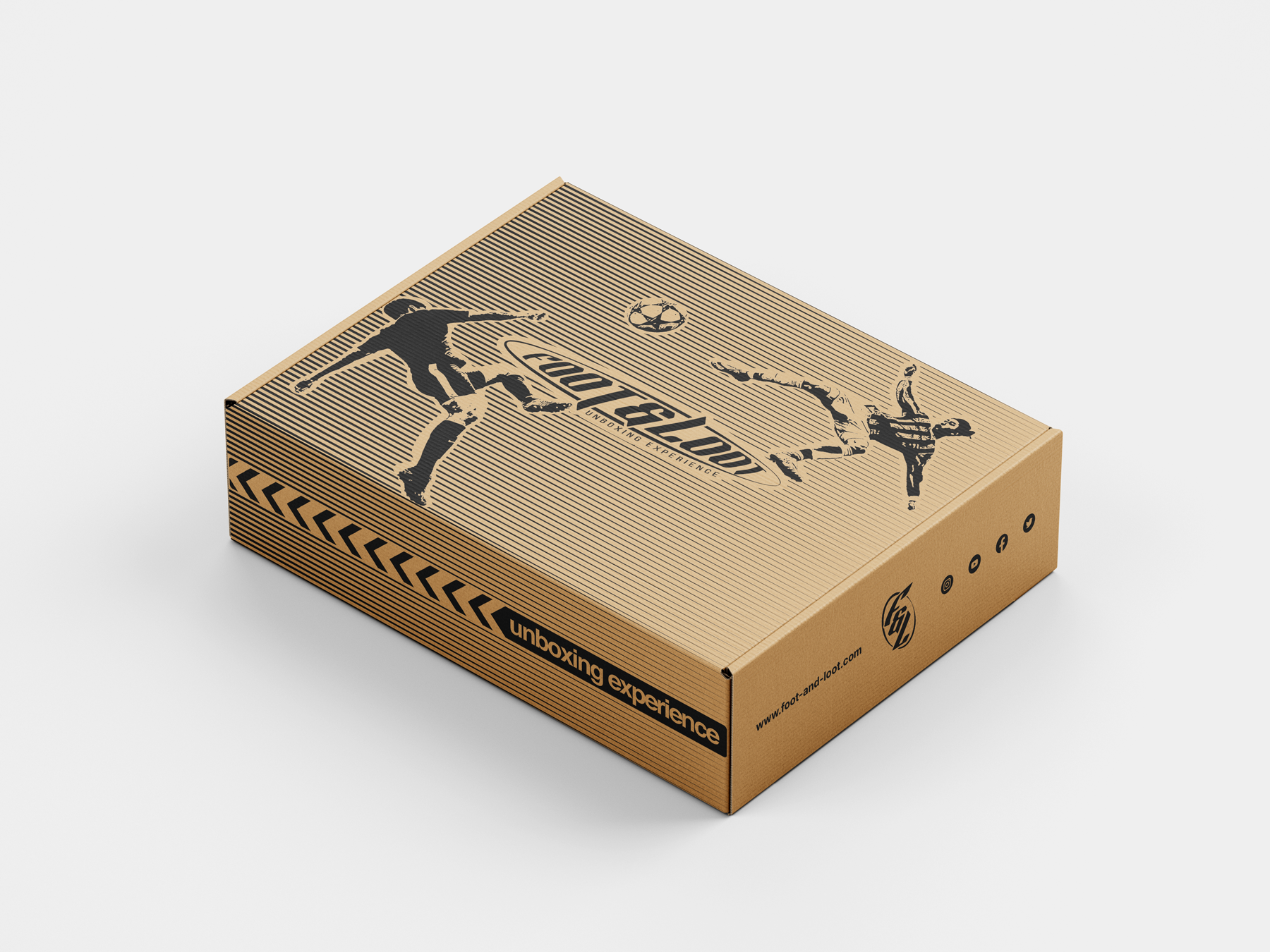 packaging foot and loot maillot de football