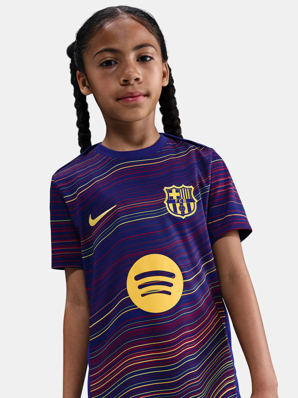 Maillot entrainement pré match barcelone nike