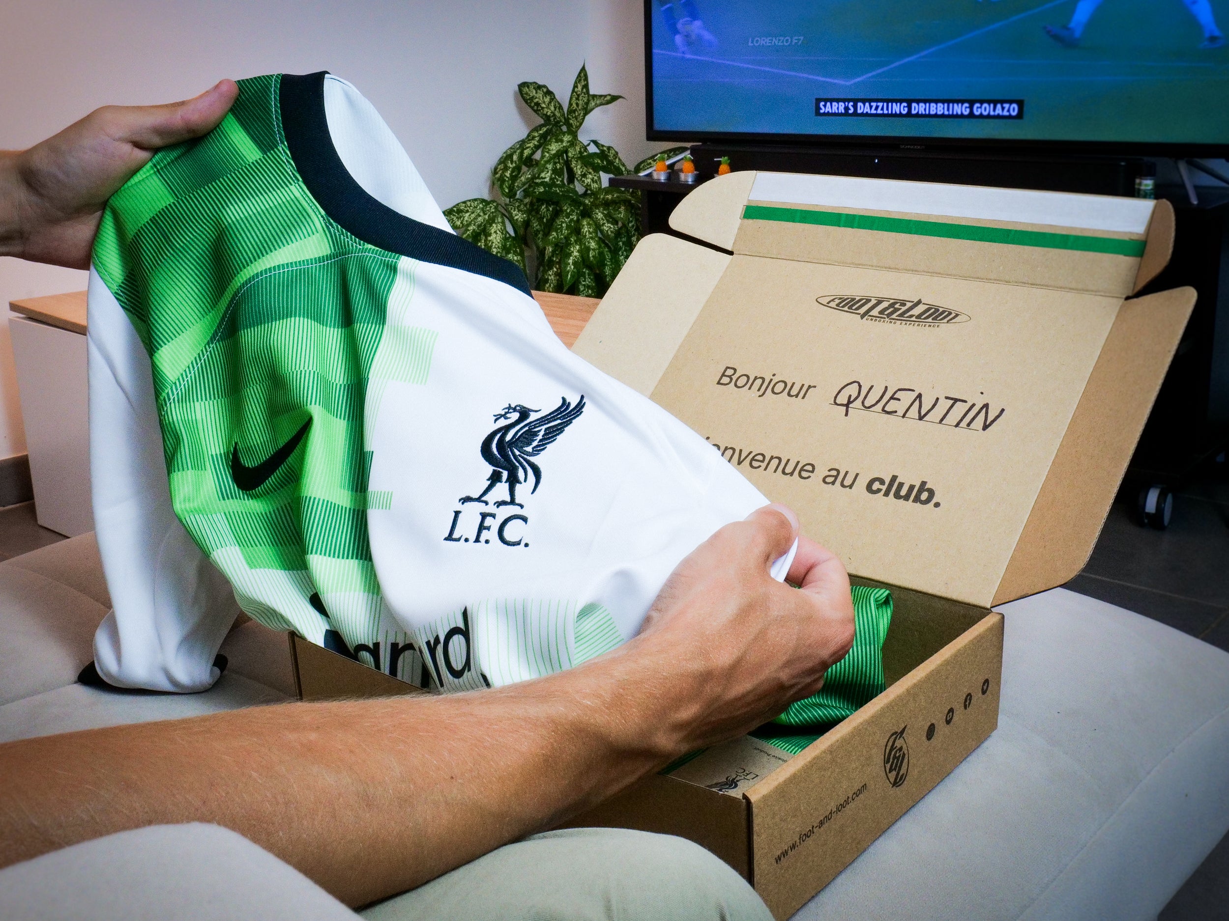 Box maillot mystère de foot classique - Homme