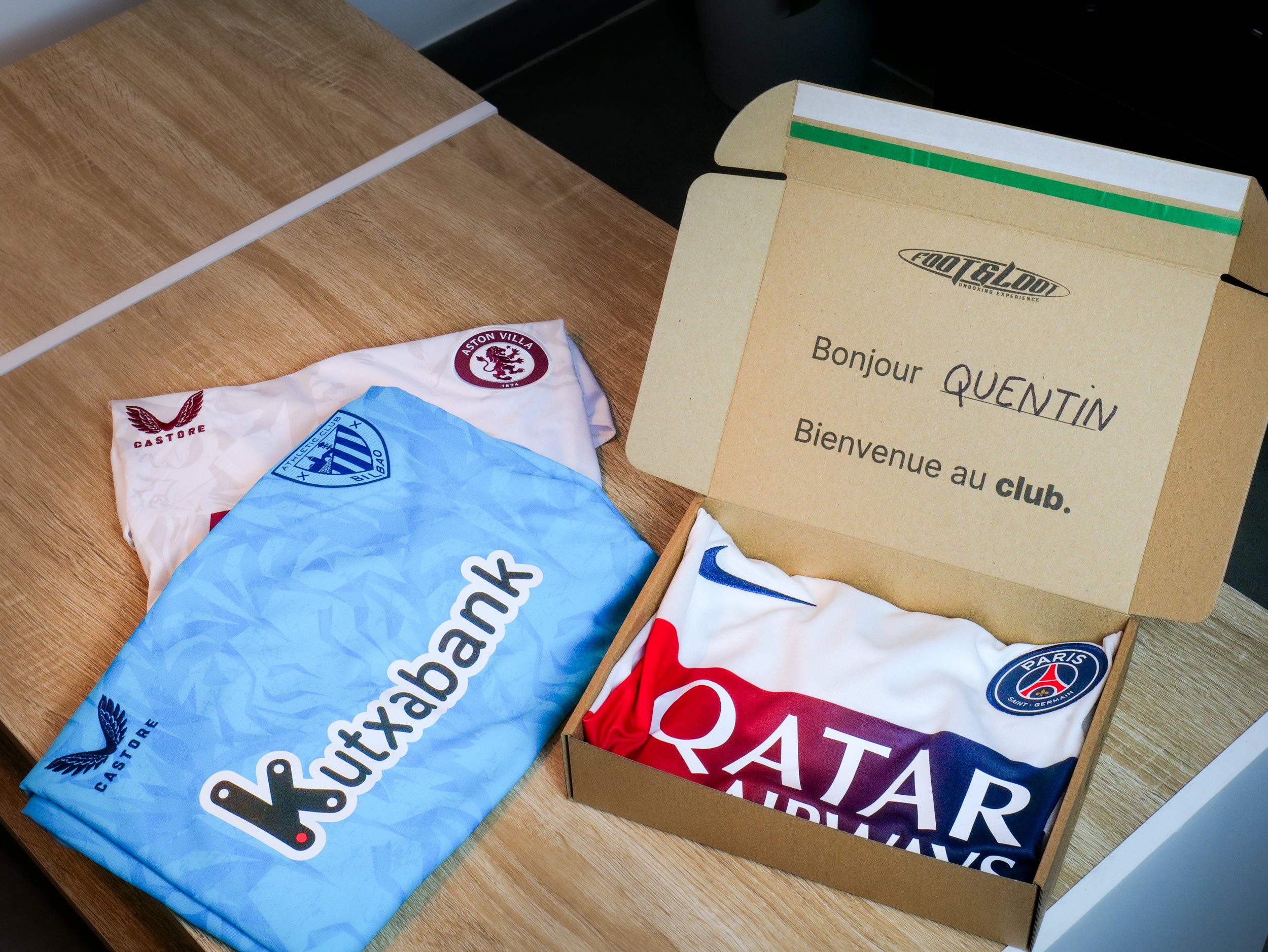 Box maillot mystère de foot classique - Homme